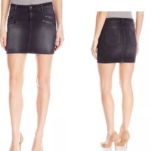 🎊NWT Guess Moto Mini Skirt Black Size 25